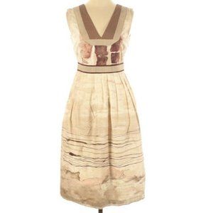 Philosophy di Alberta Ferretti Brown Dress 4 Small Sleeveless RARE GORGEOUS